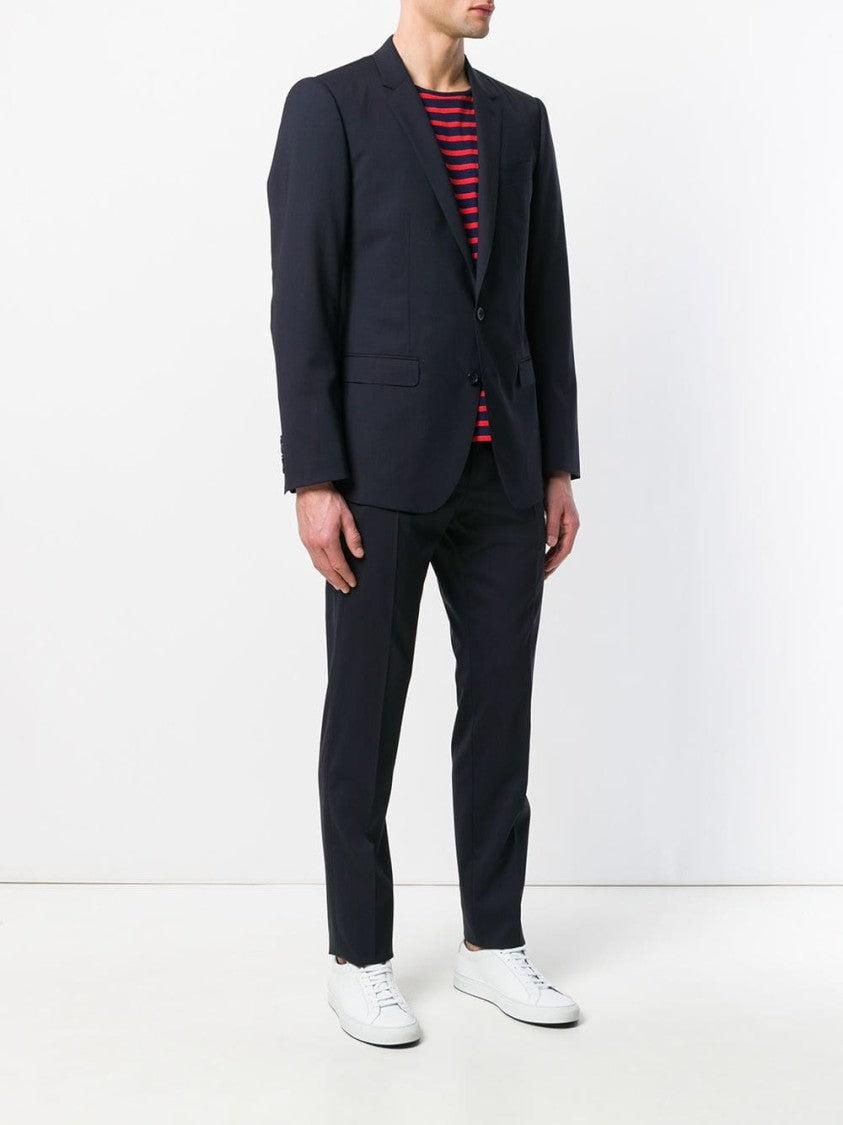 Dolce & Gabbana Blue Two-Piece Suit With Notch Lapel