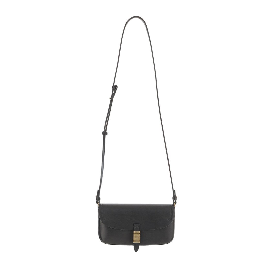 Pinko Structured Leather Bag With Flap Closure
