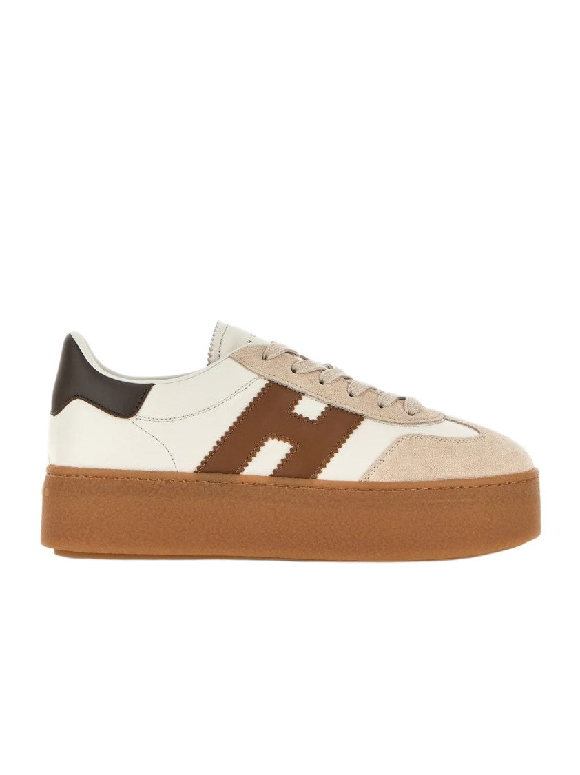 Hogan Maxi Sole Sneakers With Distinctive Upper