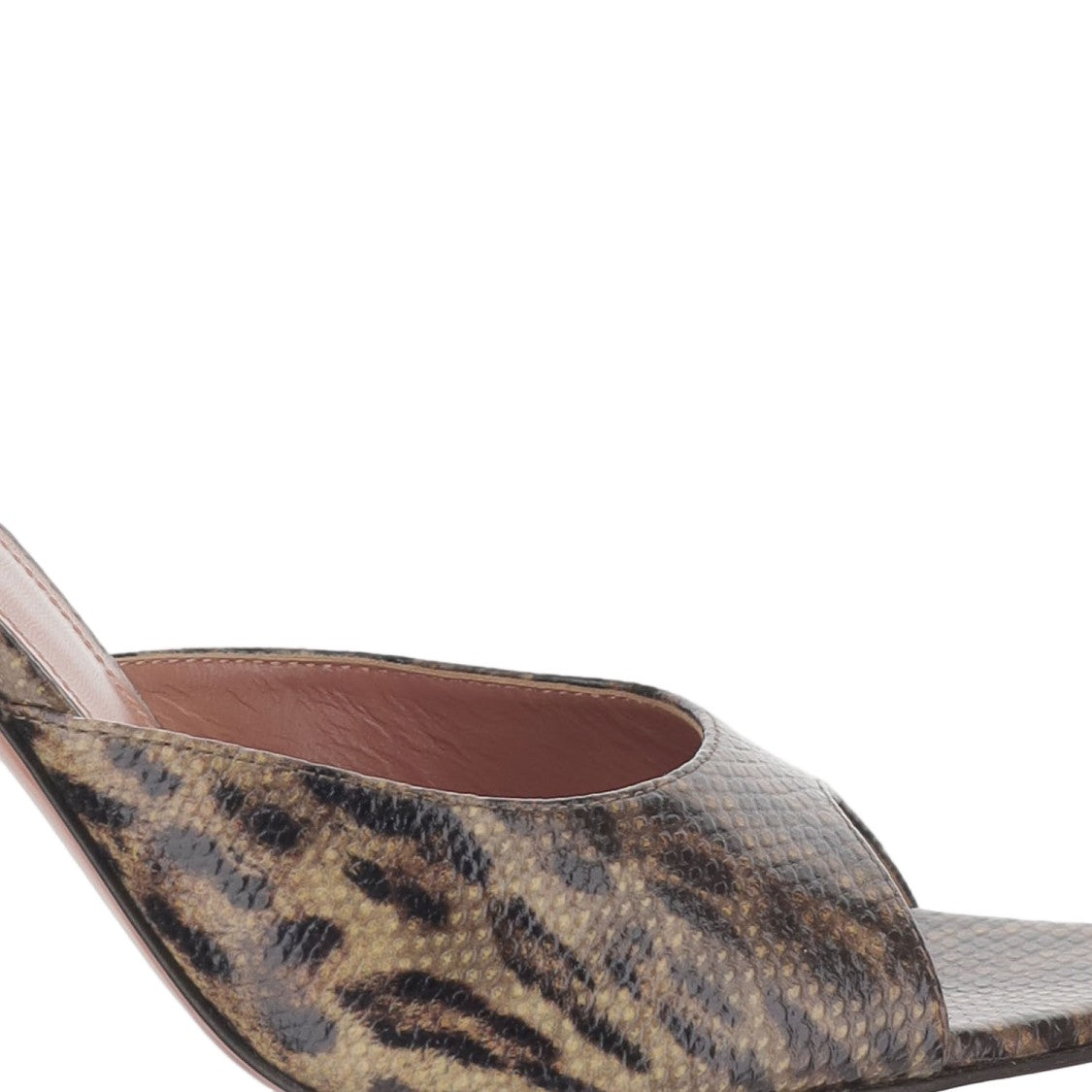 Amina Muaddi Alexa Leather Mules