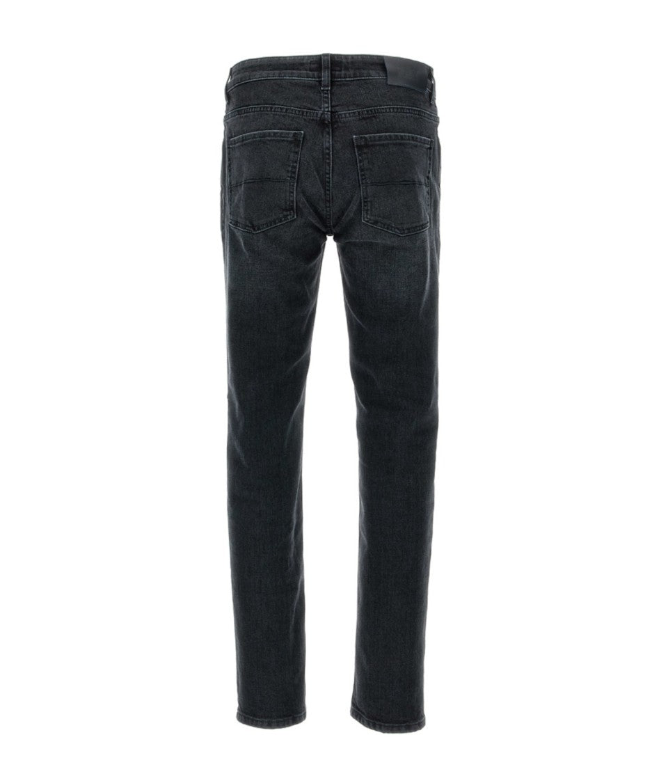 Fay Slim Fit Black Denim Jeans