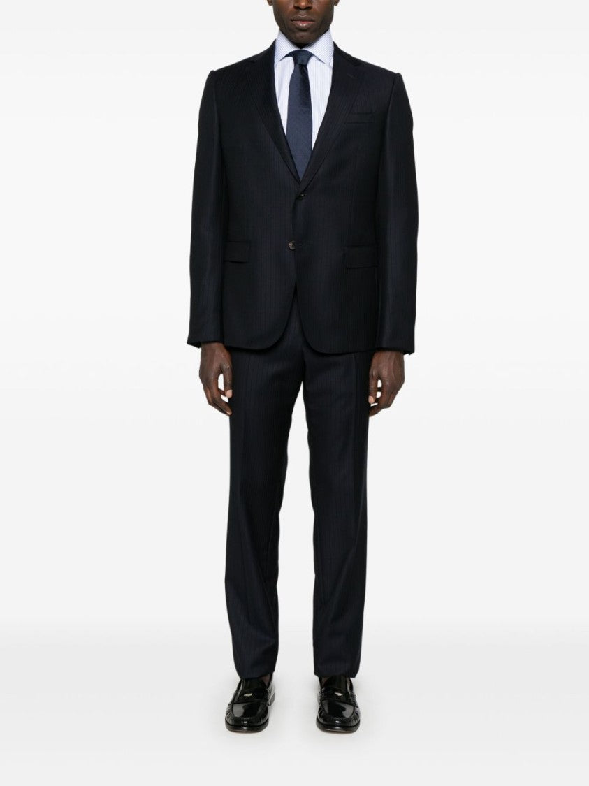 Barba Pristine White Tailored Shirt With Structured Collar