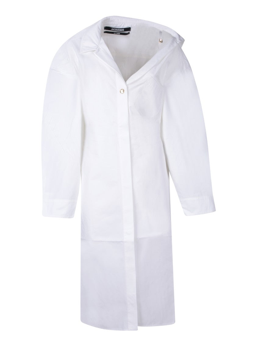 Jacquemus White Cotton Dress