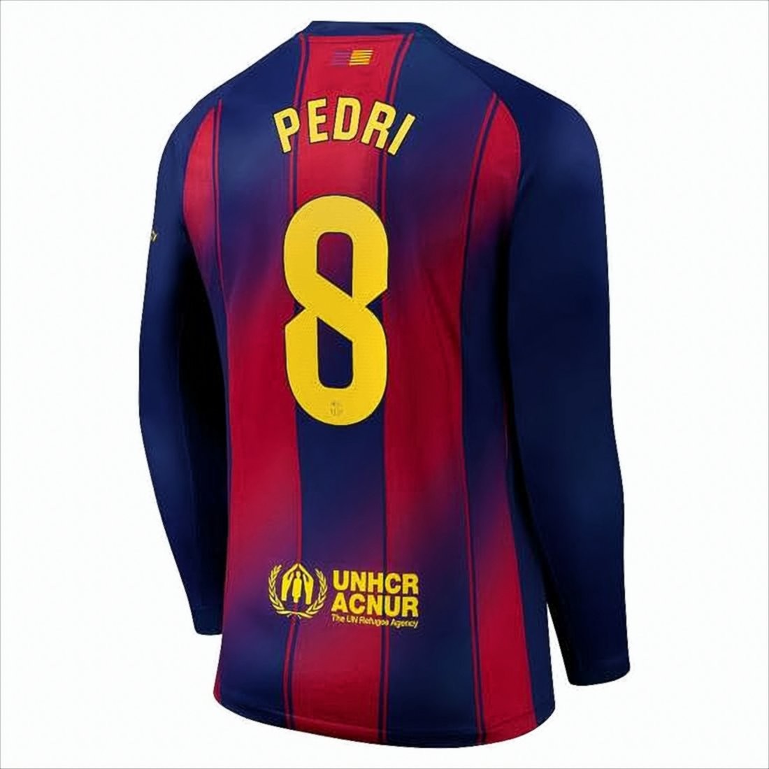 Nike Vertical Stripe Athletic Shirt With Gradient Effect