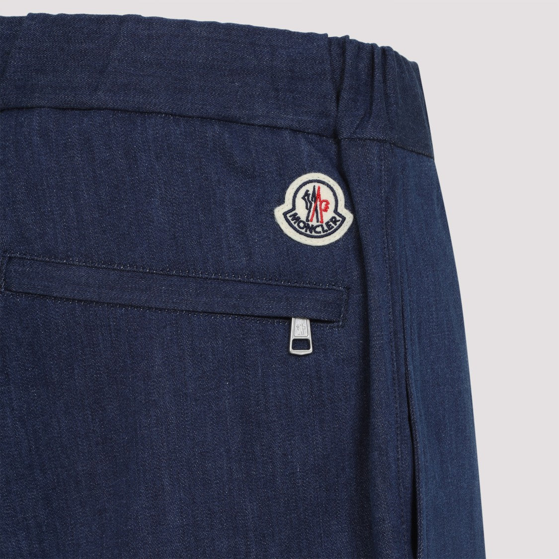Moncler Dark Blue Cotton Trousers
