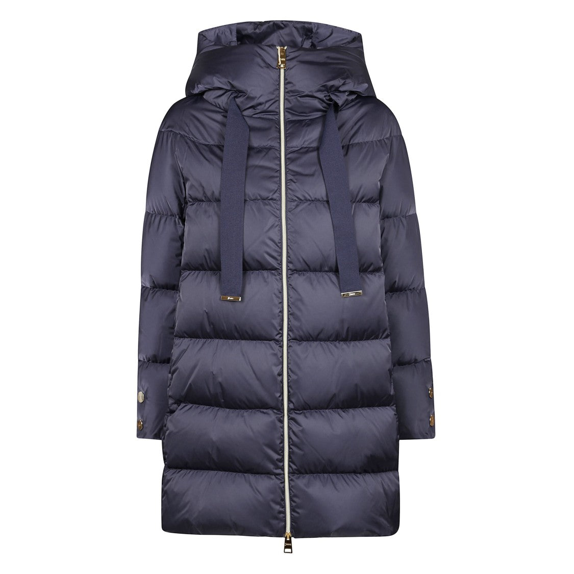 Herno A-Shape Satin-Finish Outerwear With Hood