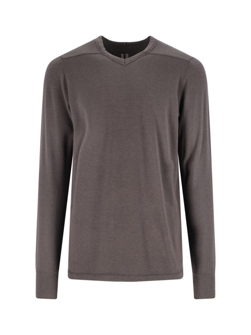 Rick Owens Thermal T-Shirt – Brown