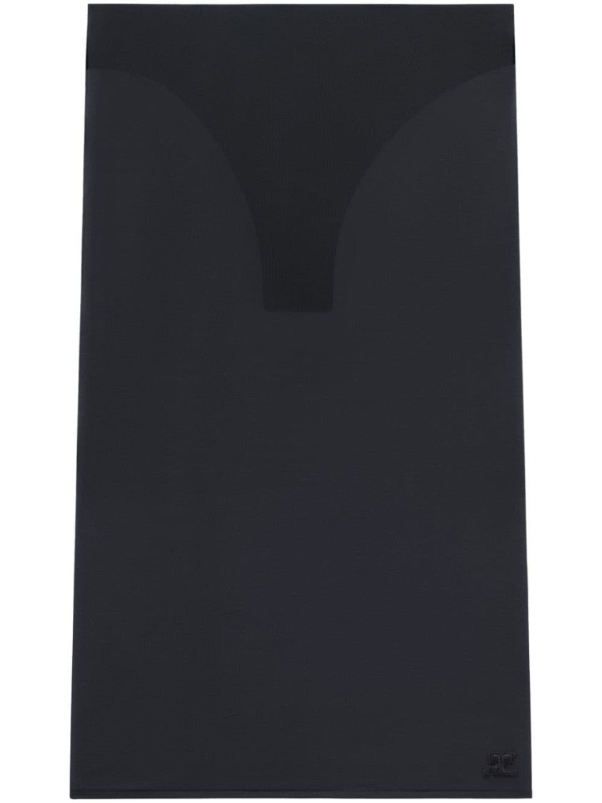 Courrèges Sheer Tube Midi Skirt