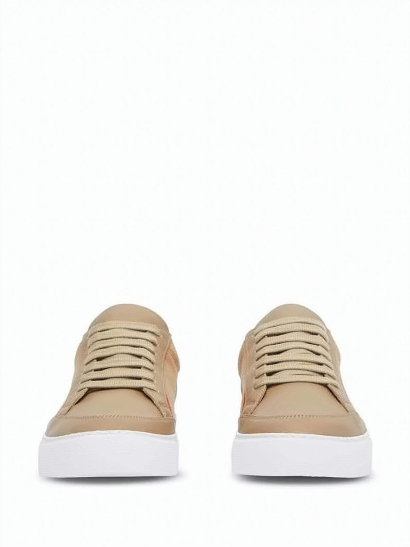 Burberry Low-Top Sneakers With Classic Check Accents