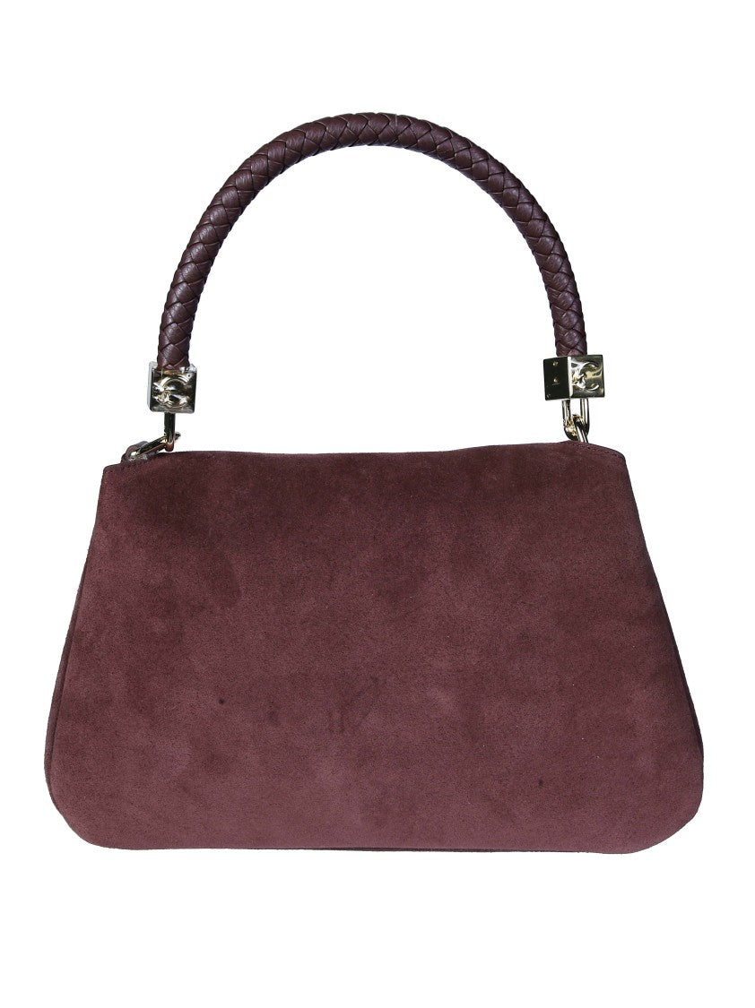 Coccinelle Tiggy Suede Trapezoidal Shoulder Bag