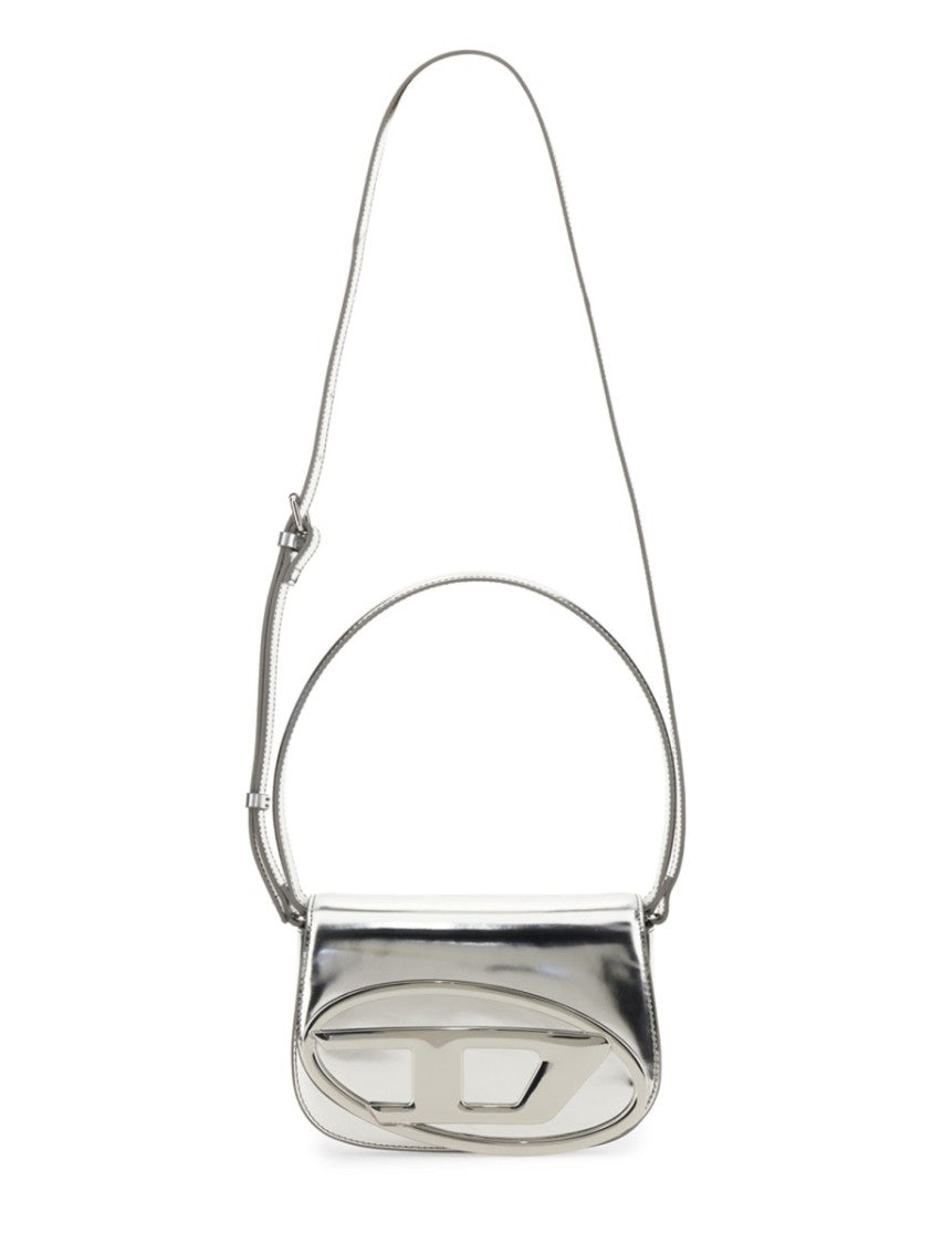 Diesel Silver Metallic Shoulder Bag