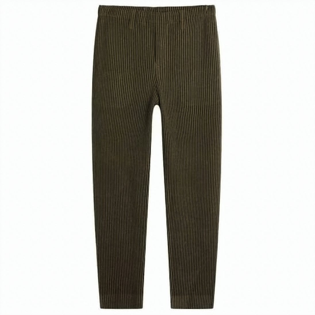 Homme Plissé Issey Miyake Pleated Texture Tapered Jogger Pants With Elastic Waistband