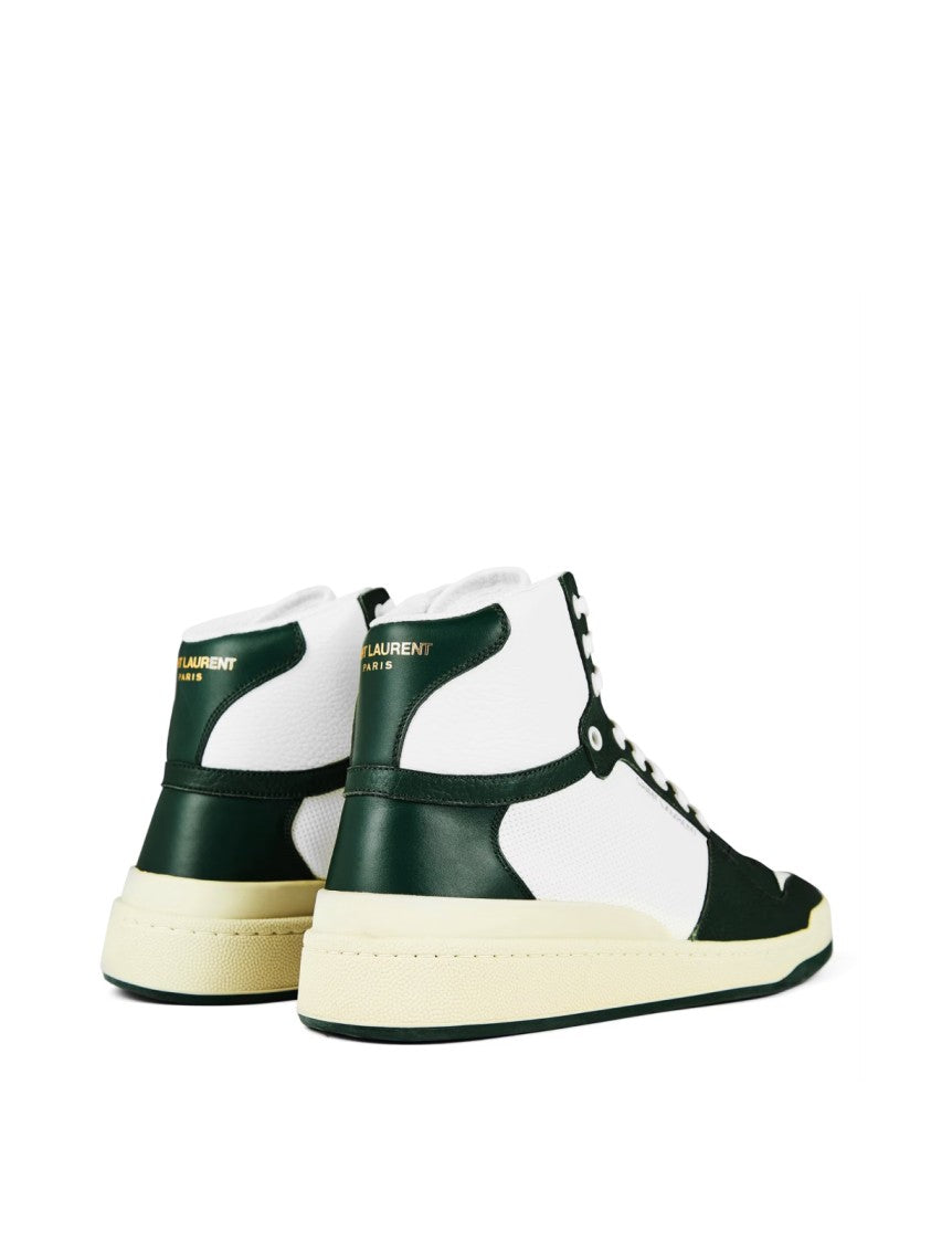 Saint Laurent Sl/24 Logo Mid-Top Sneakers