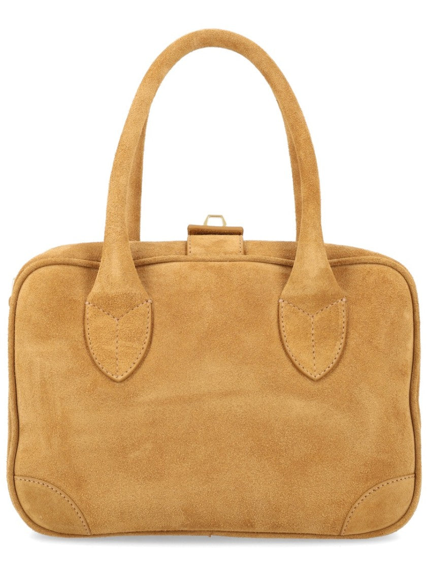 Golden Goose Life Suede Structured Handbag