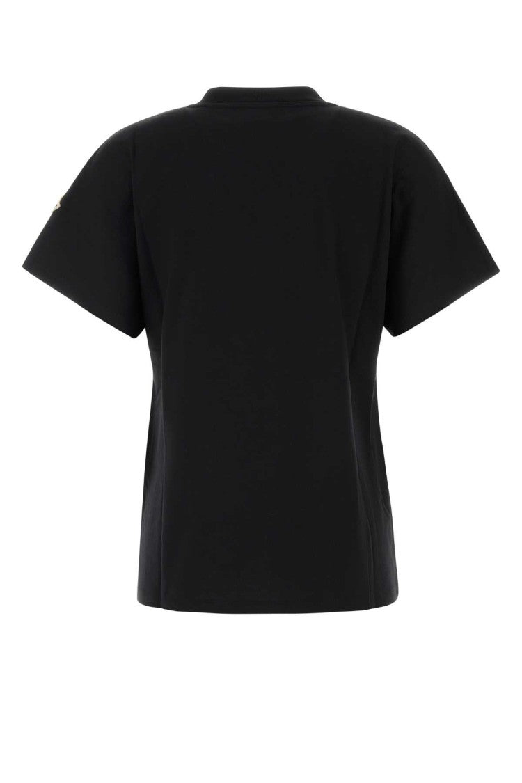 Moncler Black Cotton T-Shirt