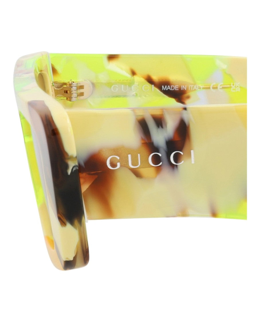 Gucci Square-Frame Recycled Acetate Sunglasses