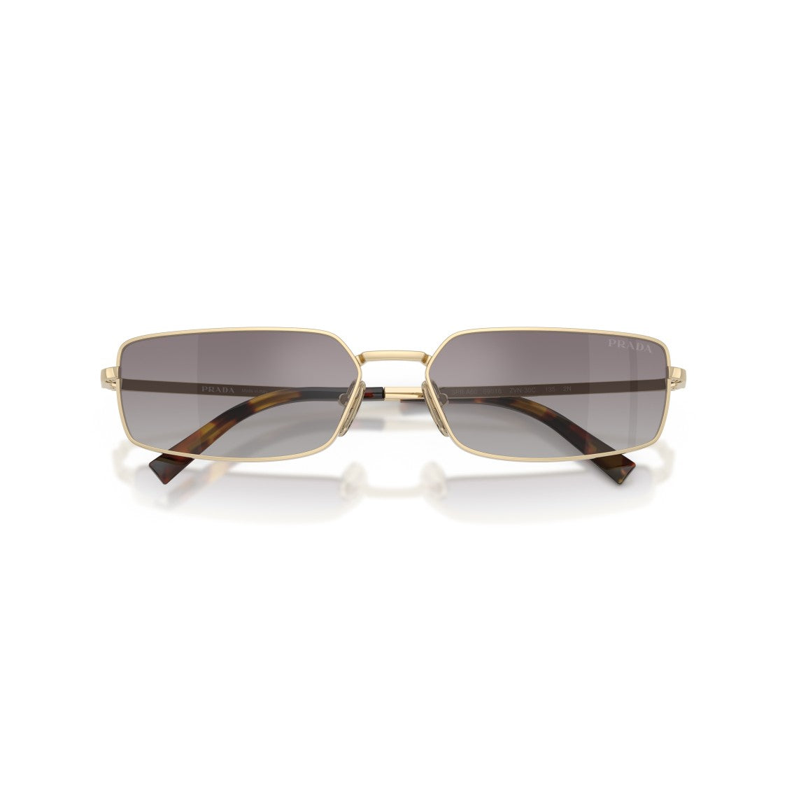 Prada 0Pr A60s Gradient Grey Rectangular Sunglasses