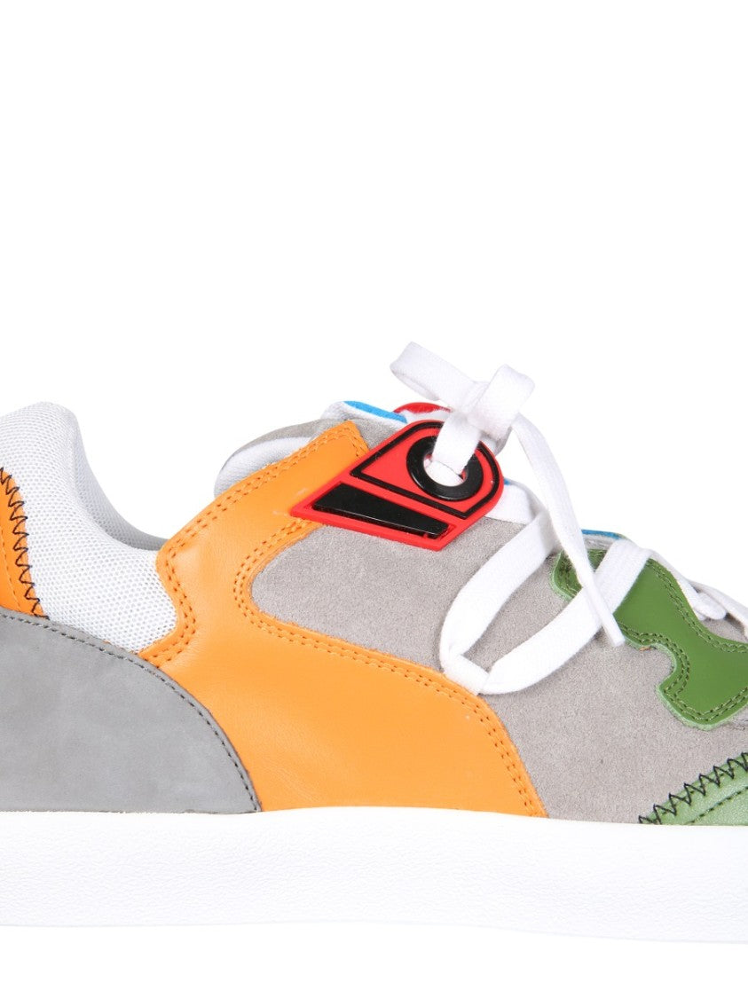 N°21 Sporty Hybrid Sneakers With Suede