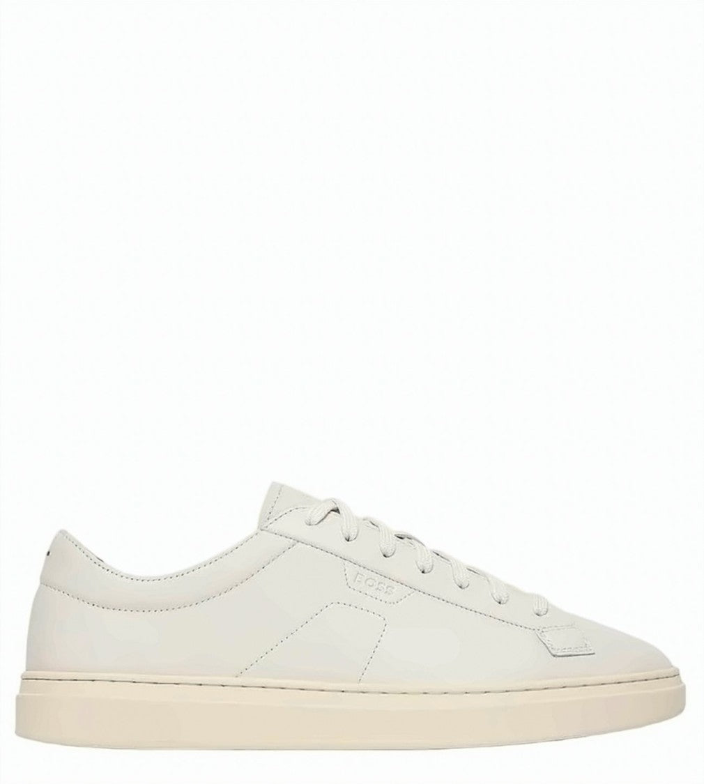 Boss Kieran White Lace Up Sneakers