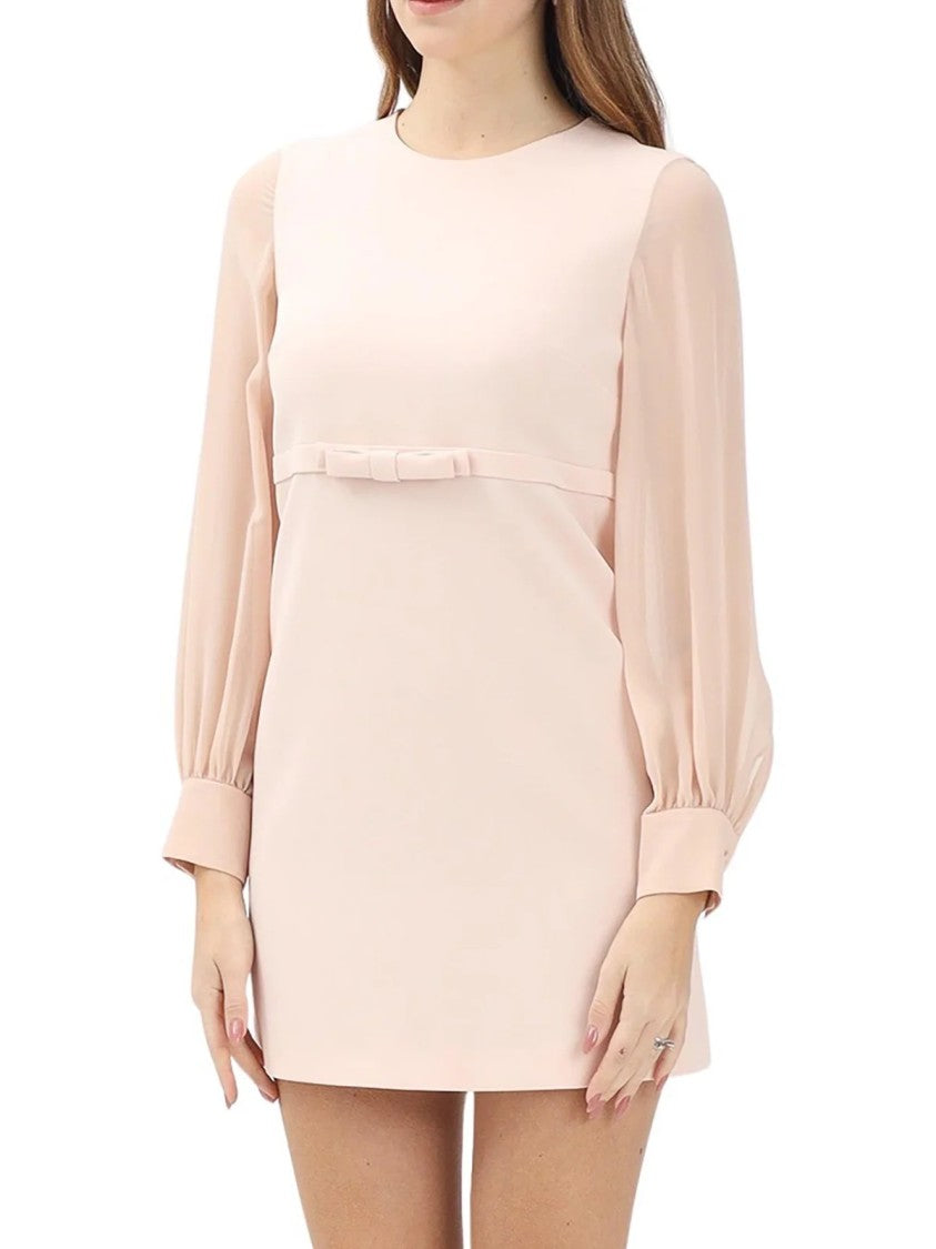 Max Mara Old Rose Ritmo Triacetate Polyester Dress