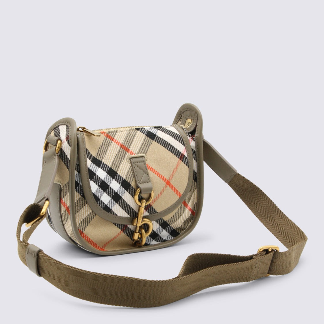 Burberry Beige Cotton Crossbody Bag