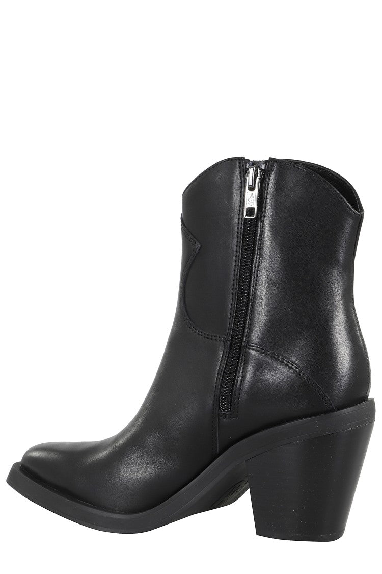 Ash Ankle Boots With Smooth Leather Upper