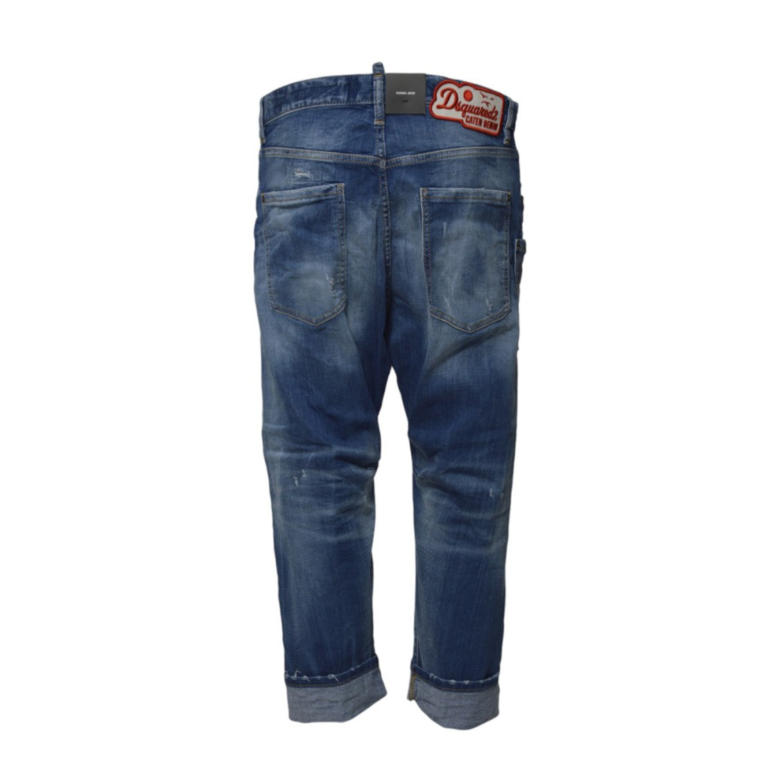 Dsquared2 Kawaii Small Wash Jeans In Blue Denim