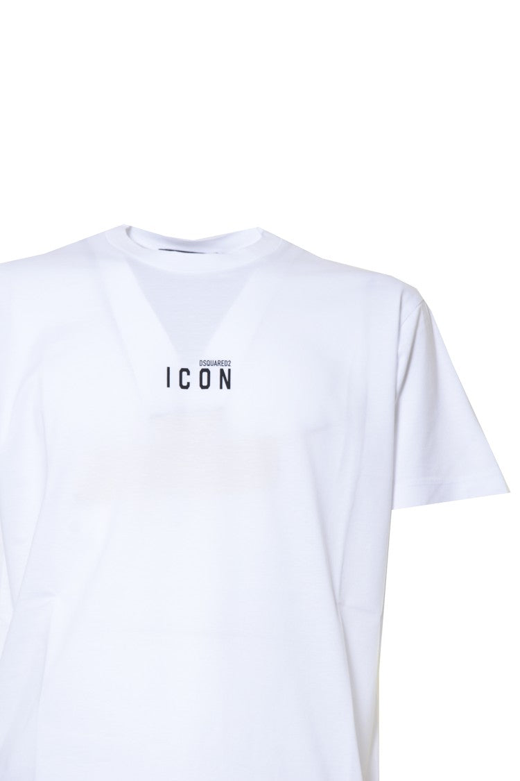 Dsquared2 Classic Cotton Jersey T-Shirt With Mini Logo Print