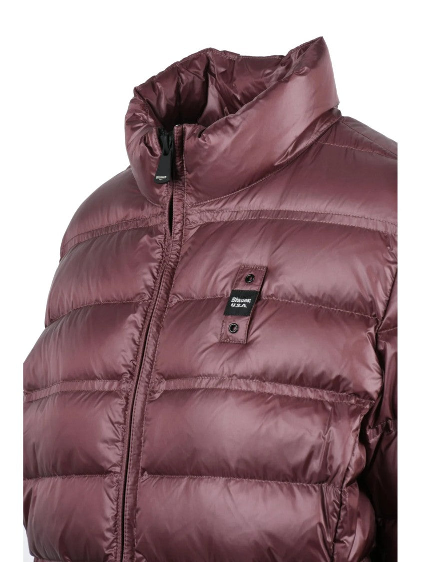 Blauer Red Quilted Polyamide Down Jacket