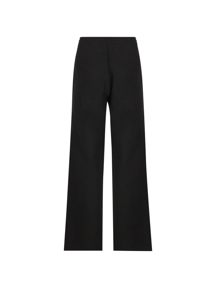 Balenciaga Baggy Black Sweatpants With Adjustable Waistband And Side Pockets