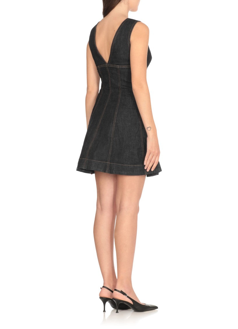 Self-Portrait Indigo Denim Mini Dress