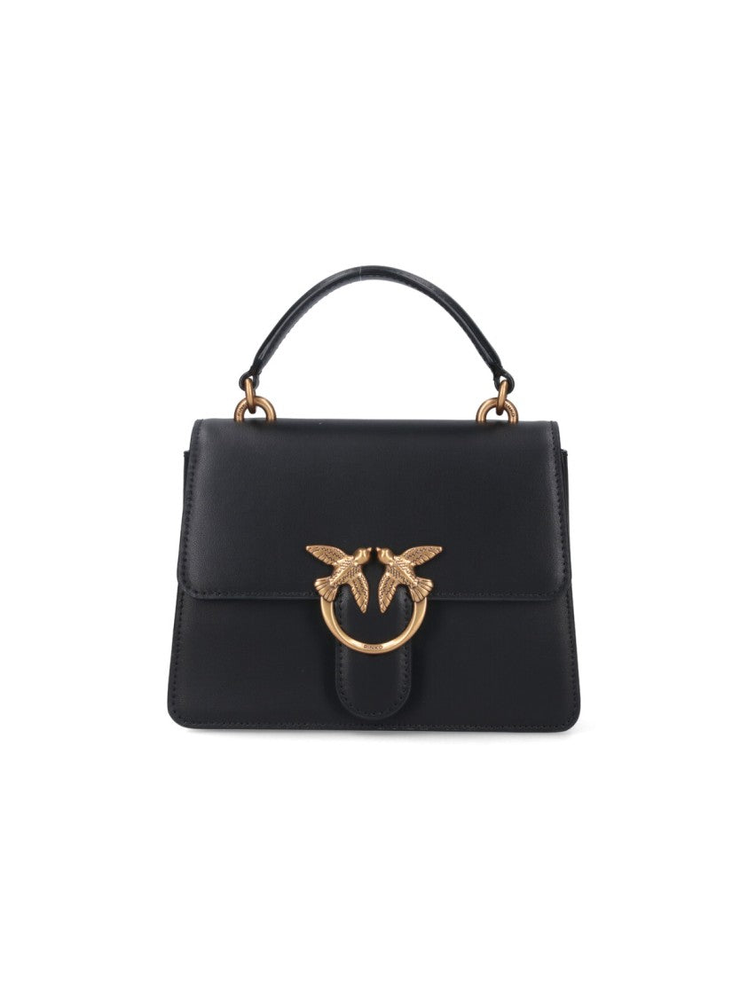 Pinko Small Love Bag With Gold Chain