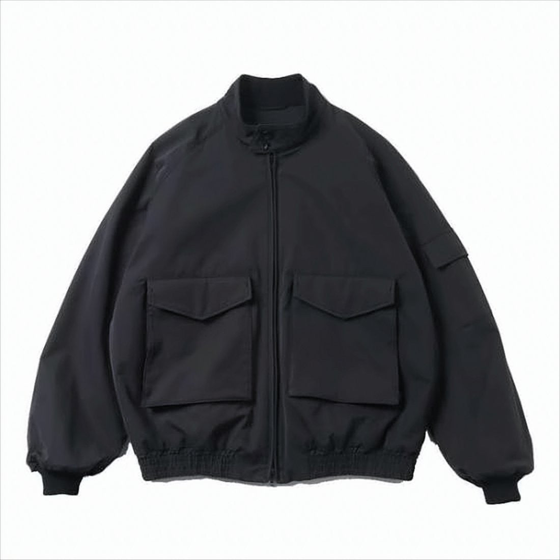 Kaptain Sunshine Relaxed Fit Black Zip-Up Jacket