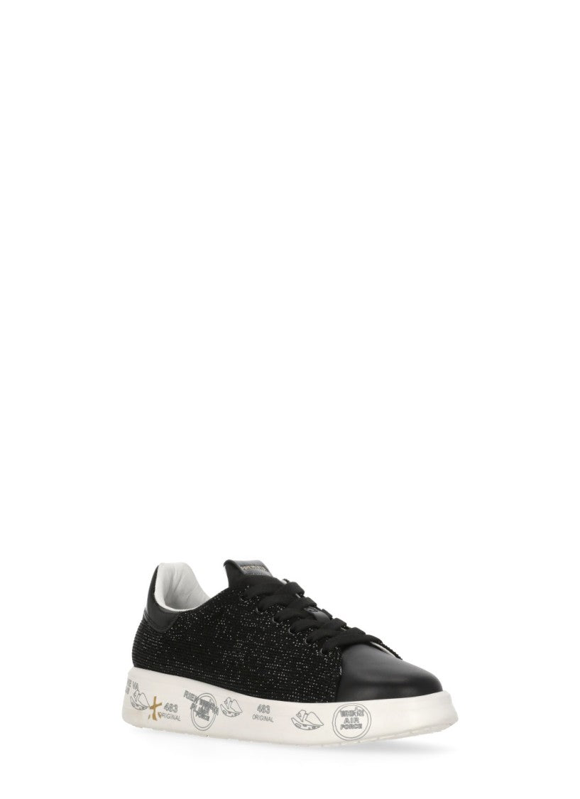 Premiata Black Belle 7813 Strass Sneakers