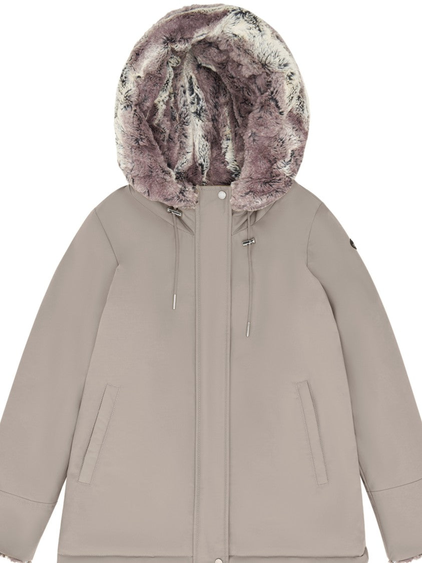 Canadiens Audry 6.0 Faux-Fur Trim Short Coat