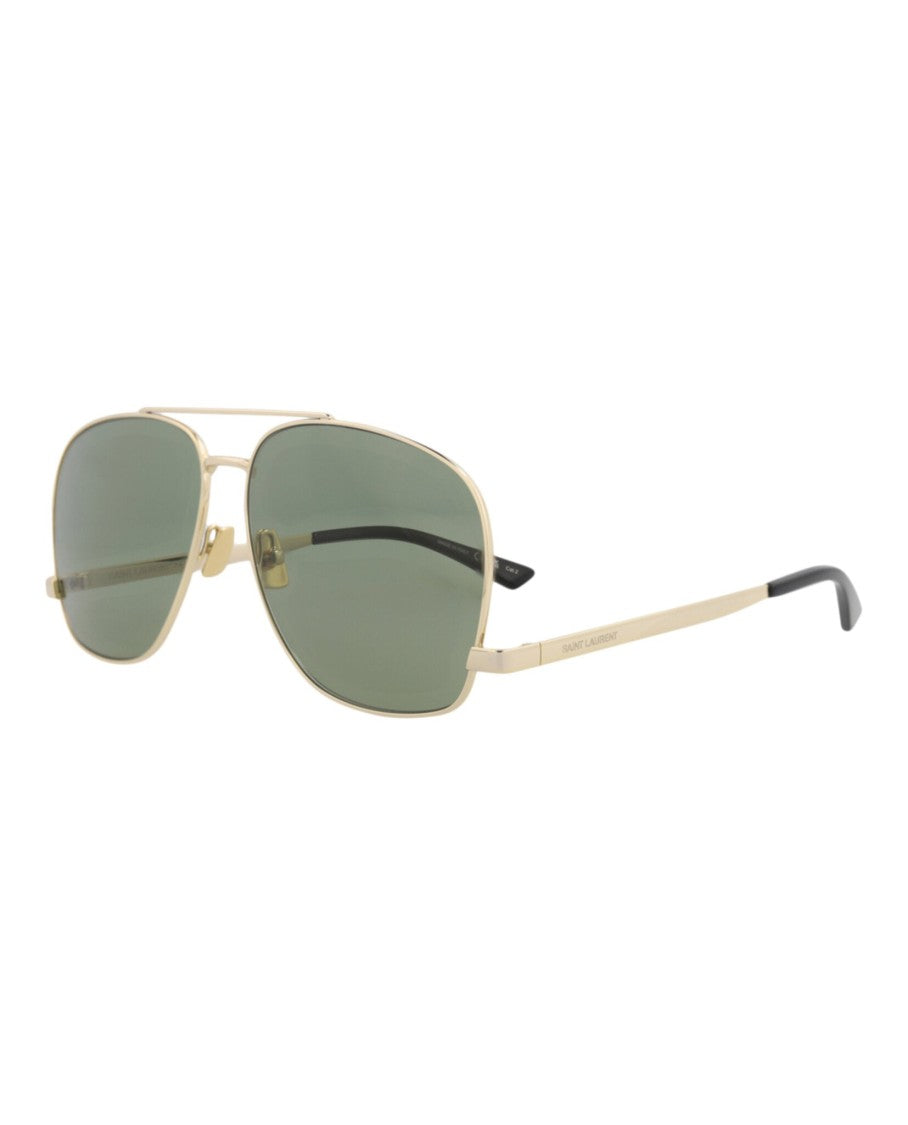 Saint Laurent Aviator-Frame Metal Sunglasses