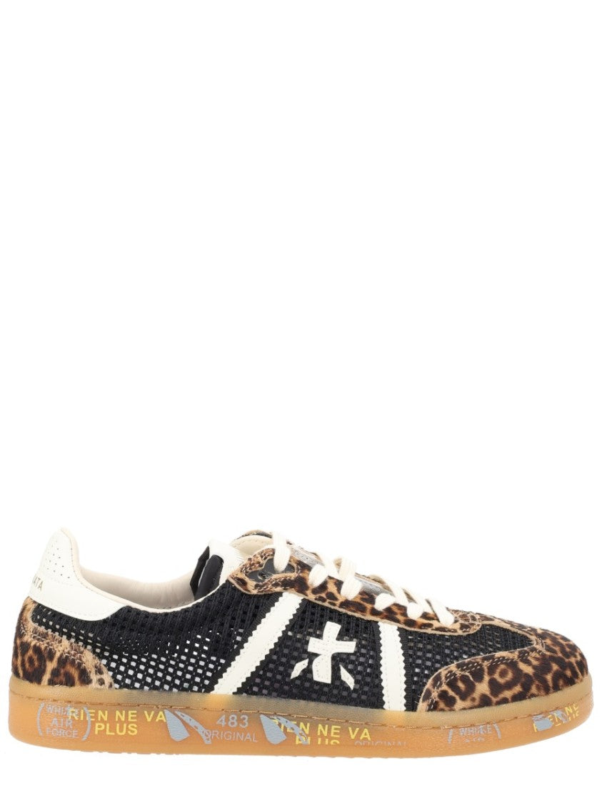 Premiata Bonnied 8200 Leopard Calf Sneakers