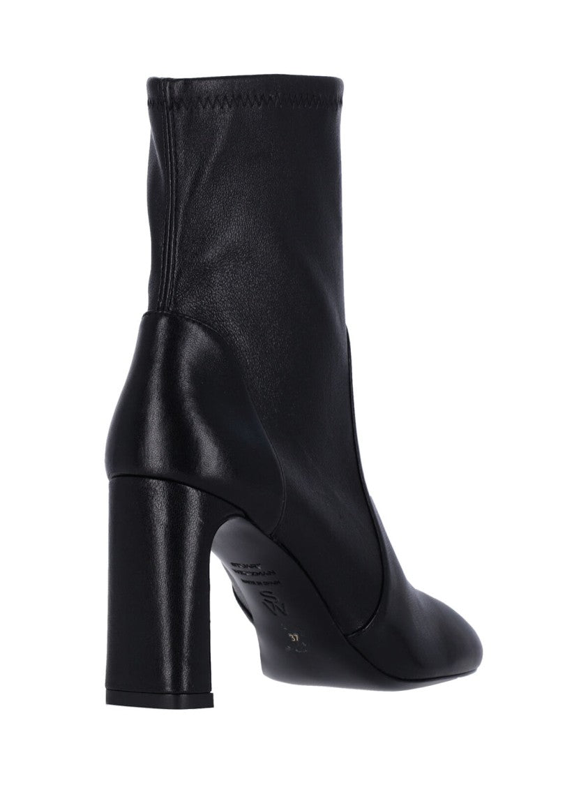 Stuart Weitzman Babette Ankle Boots – Black