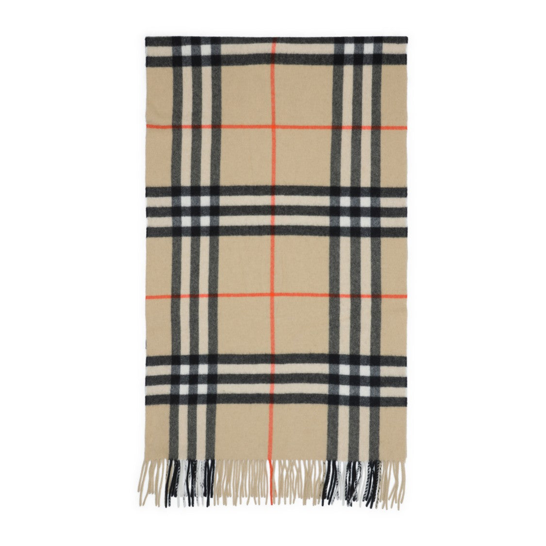 Burberry Cashmere Scarf With Classic Check Pattern
