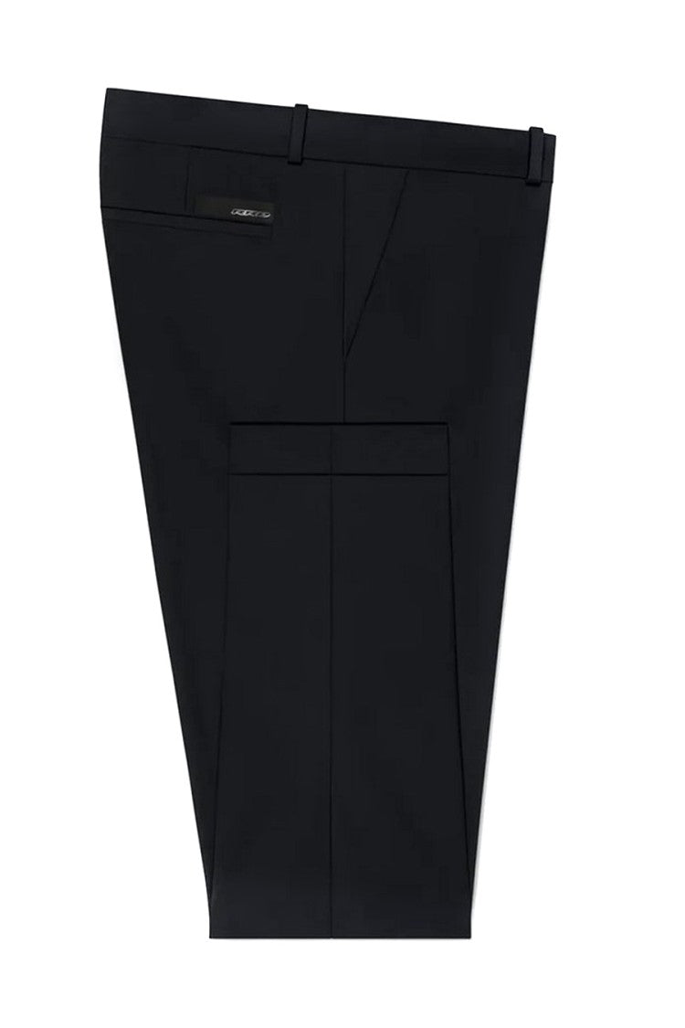 Rrd Black Tailored Polyamide-Elastan Classic Trousers