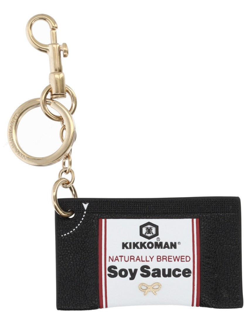 Anya Hindmarch Kikkoman Soy Sauce Packet Charm Keychain