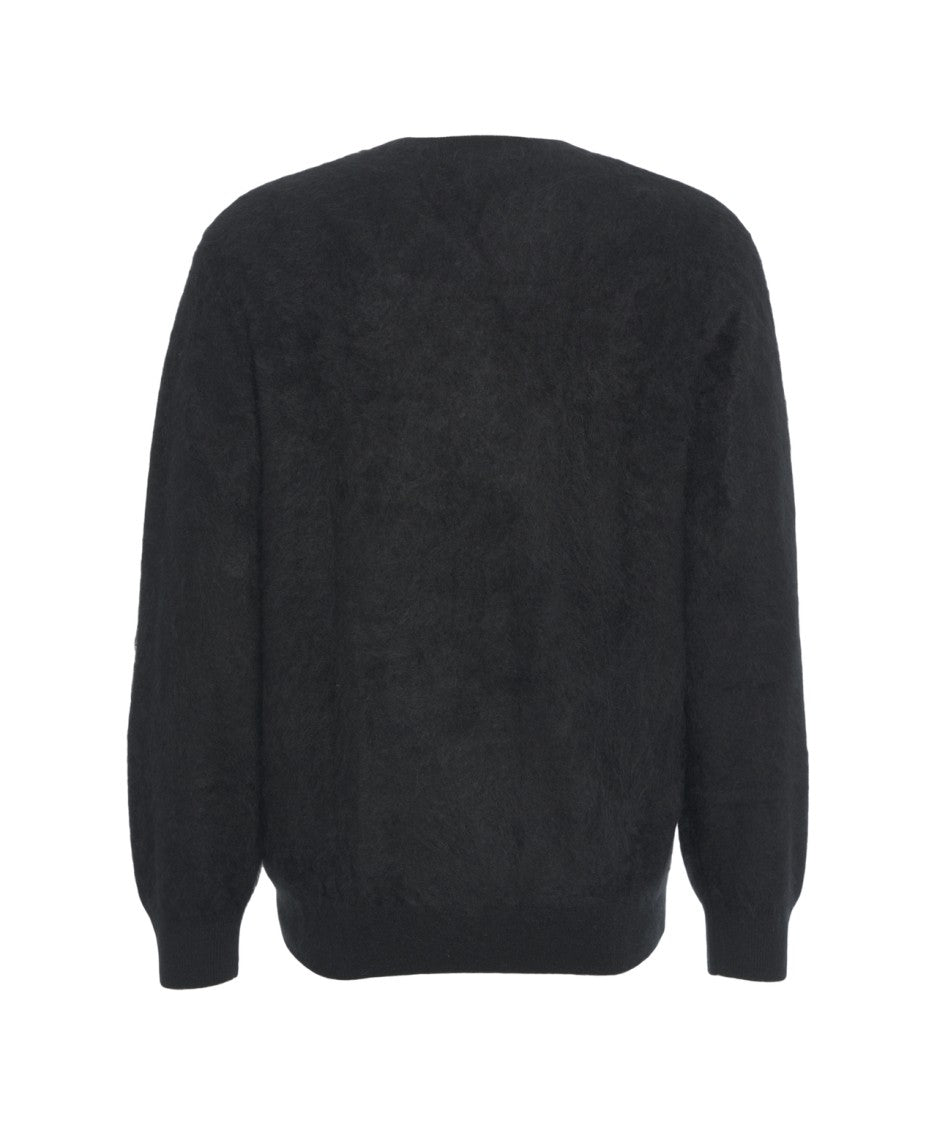Soft Goat Brushed Cashmere Crew Neck Sweater