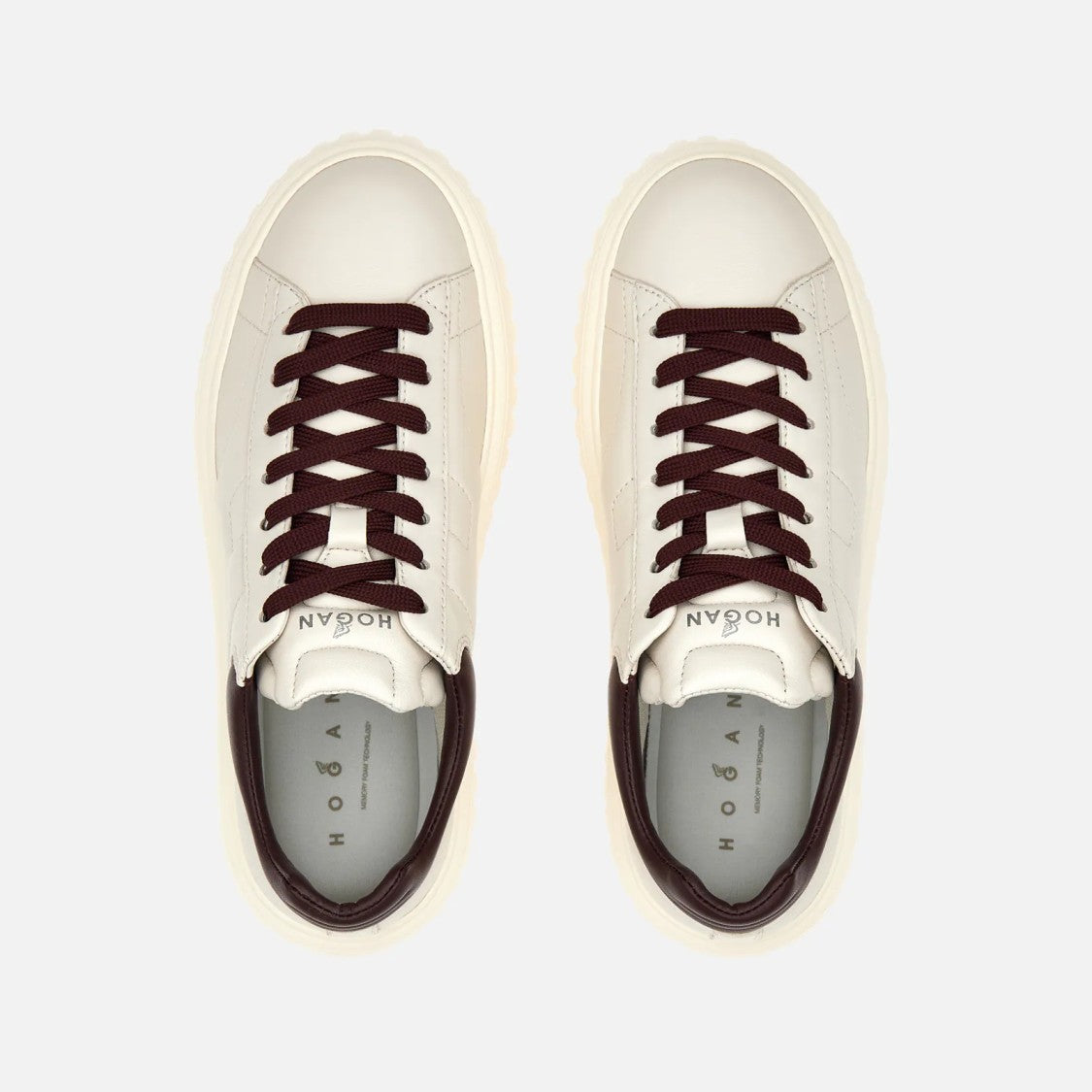 Hogan Sophisticated H-Stripes H Sneakers With Platform Sole
