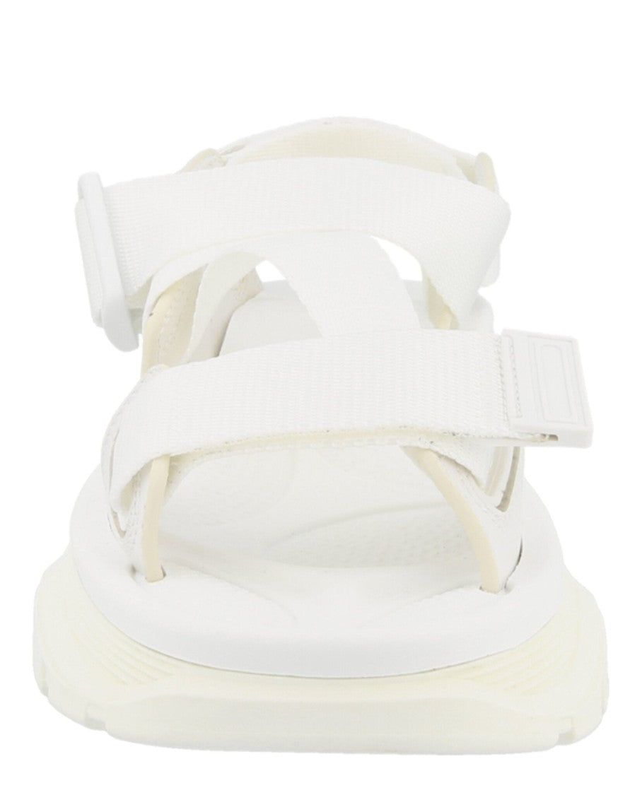 Alexander Mcqueen Platform Slide Sandals With Adjustable Straps