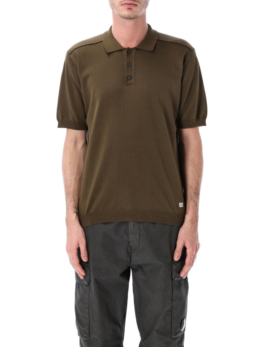 C.P. Company Short Sleeve Cotton Regular Polo Sweater