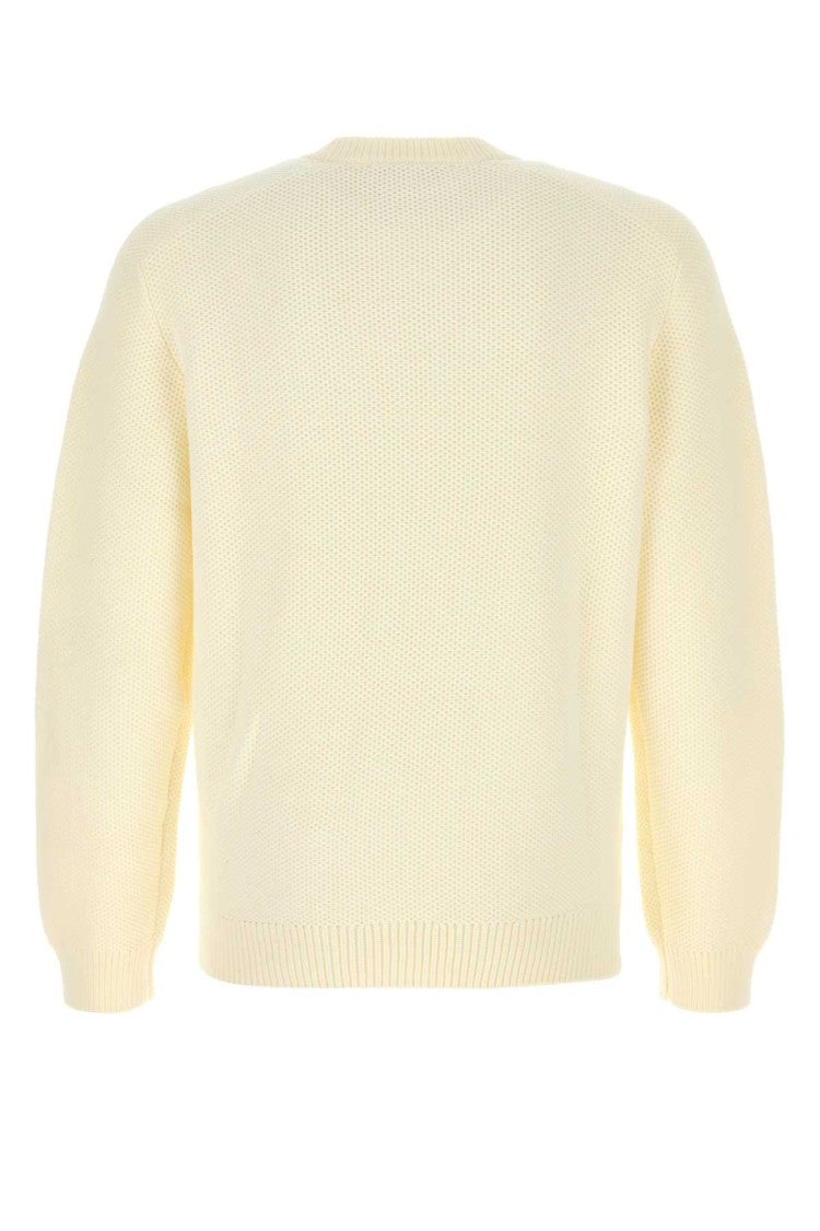 Maison Kitsuné Ivory Cotton Blend Sweater