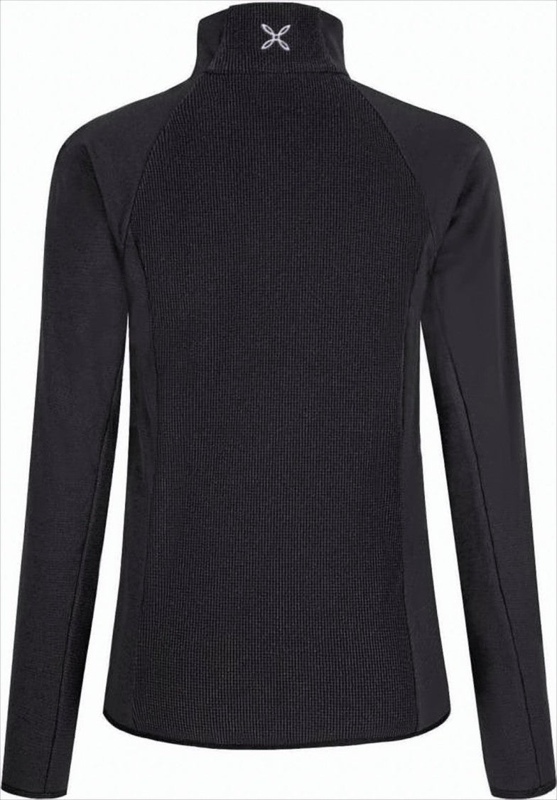 Montura Sleek Fitted Jacket With High Collar And Textured Panels