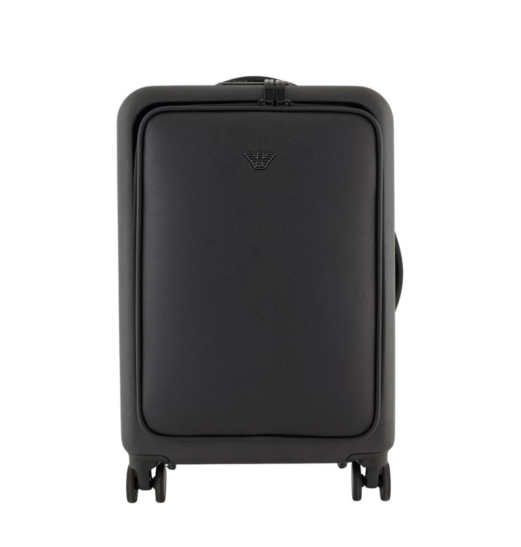 Emporio Armani Black Hard-Shell Suitcase