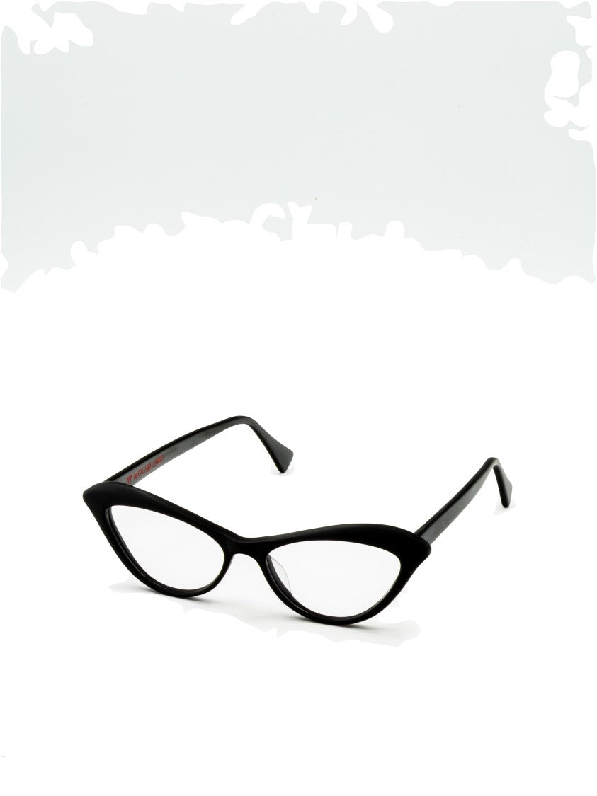 Moli@Limo Black Cat-Eye Optical Frames With Refined Design