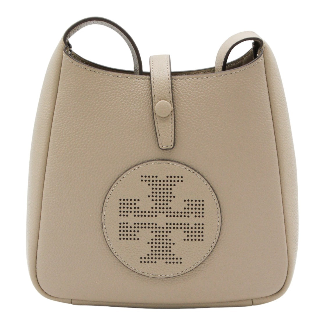 Tory Burch Structured Medium-Sized Bag With Circular Perforated Emblem